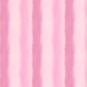 Pattern of blush pink watercolor stripes on a pink background for wallpaper and fabric by Erica MacDonald.