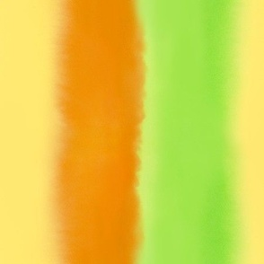 Three horizontal stripes of different colors on a yellow background