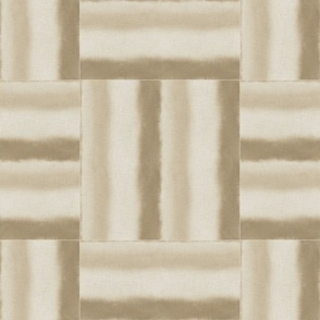 Beige tile pattern with a watercolor basketweave pattern by Erica MacDonald.
