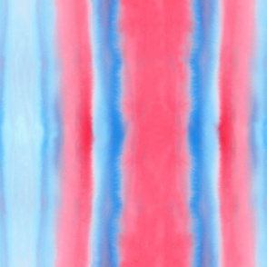 Pattern of vertical pink and blue stripes