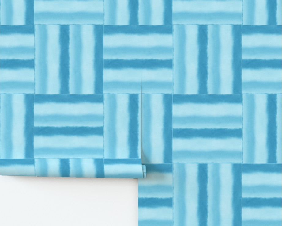 New England Coastal Basketweave wallpaper