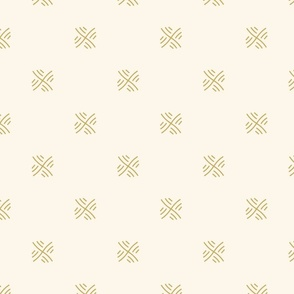 Simple geometric pattern with small shapes on a light beige background
