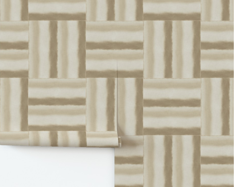 Wallpaper geometric pattern on a white background.