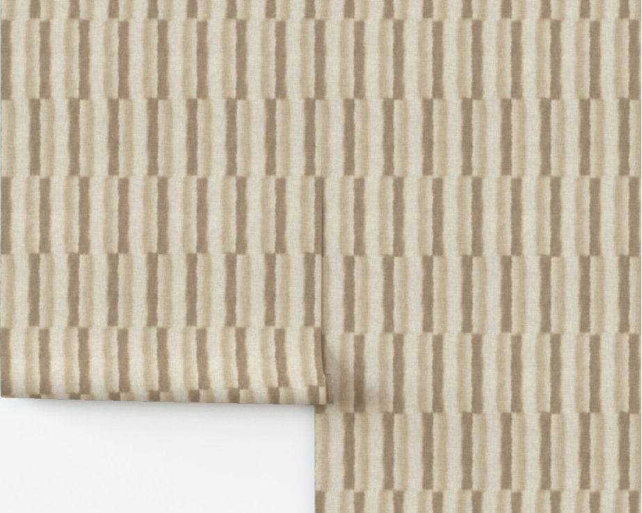 Staggered cabana stripes wallpaper